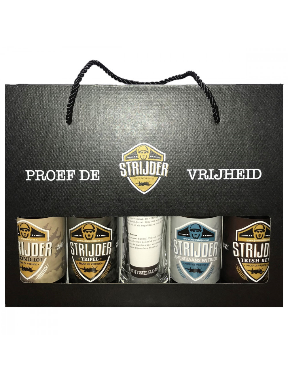 zebra voorzetsel Overstijgen Bierpakket Strijder - 4 bieren + glas - Speciaalbierkoning.nl